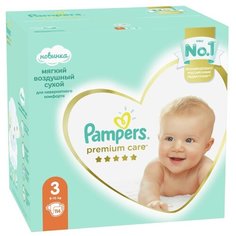 Pampers подгузники Premium Care 3 (6-10 кг) 114 шт.