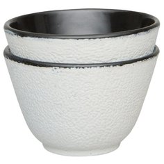 BergHOFF Пиалы для чая 2 шт 0.11 л 1107220 белый/черный