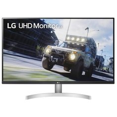 Монитор LG 32UN500-W 31.5" черный/белый