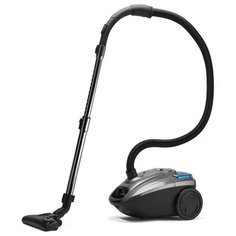Пылесос Midea VCB43C16A серебристый/голубой
