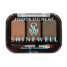 SHINEWELL Набор для моделирования бровей Brow Secret Eyebrow Styling Kit 03