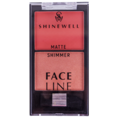 SHINEWELL Двойные румяна с матовым и шиммер эффектом тон 1