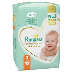 Pampers подгузники Premium Care 3 (6-10 кг) 18 шт.