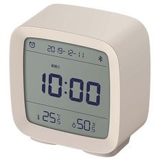 Часы с термометром Xiaomi Qingping Bluetooth Smart Alarm Clock белый