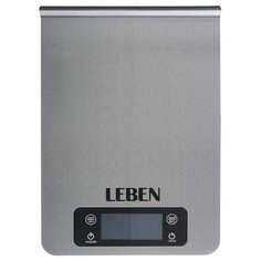 Кухонные весы Leben 268-054 серебристый