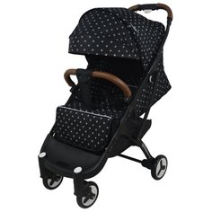 Прогулочная коляска Yoya Plus 3 (сумка-чехол, подстак., дожд., москит., бампер, бамбук. коврик, накидка на ножки, ремешок на руку, корзина д/пок, ремешок д/переноса на плече, ремешок раздел. ножек, крючки д/сумок) star/black frame, цвет шасси: черный