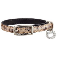 Ошейник Japan Premium Pet Роскошный леопард 3S бежевый