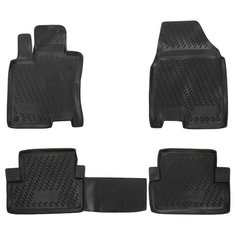Комплект ковриков ELEMENT CARNIS00021 Nissan Qashqai 4 шт. черный