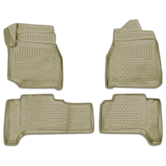 Комплект ковриков ELEMENT 3D48139210 Toyota Land Cruiser 4 шт. бежевый