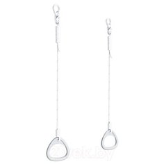 Гимнастические кольца ROMANA Dop13 белый