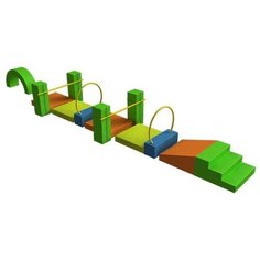 Мягкий игровой комплекс ROMANA 17.89.23 зеленый/желтый/оранжевый/синий