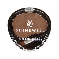 SHINEWELL Тени для бровей Brow Secret Eyebrow Powder шоколадный