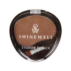 SHINEWELL Тени для бровей Brow Secret Eyebrow Powder коричневый