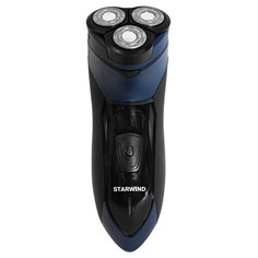 Электробритва STARWIND SBS1503 черный/синий