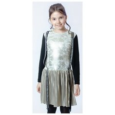 Платье Nota Bene размер 140, золотой