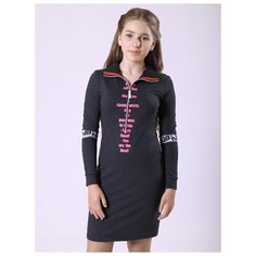 Платье Nota Bene размер 164, темно-серый