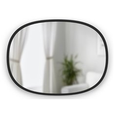 Зеркало Umbra Hub 60х45 см черное в раме