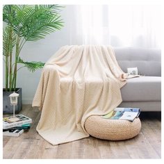 Плед Cleo Royal plush 180х200 см, светло-желтый