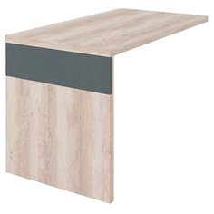 Столик приставной Pointex Fort, ДхШ: 130 х 70 см, светлый дуб