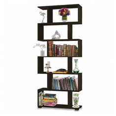 Стеллаж Vental СТ-2 6 полок, материал: ЛДСП, ШxГxВ: 80х25х191.8 см, венге