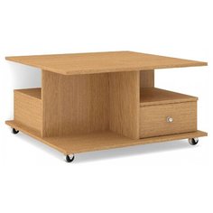 Столик журнальный Баронс Фортуна-2 СЖ.024.720-01, ДхШ: 72 х 72 см, дуб светлый