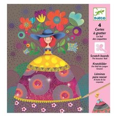 Гравюра DJECO На балу (09725) цветная основа