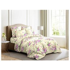 Постельное белье 1.5-спальное Ночь Нежна Джейн бязь, 70 х 70 см желтый