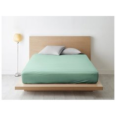 Простыня Ночь Нежна гладкокрашеный поплин 180 х 200 см мята