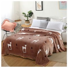 Плед Tango Lindo 200x220 см, коричневый