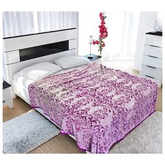 Плед Tango Bicolor 200x220 см, розовый