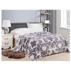 Плед АльВиТек Тоскана 130-PF 150 х 200 см, бежевый/коричневый/серый