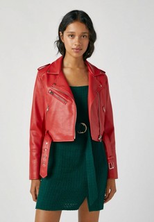 Куртка кожаная Pull&Bear