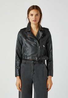 Куртка кожаная Pull&Bear