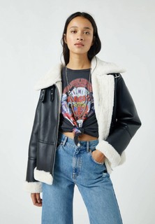 Куртка кожаная Pull&Bear