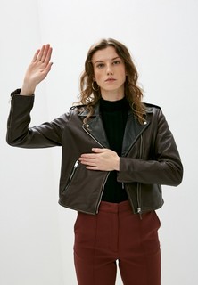 Куртка кожаная Trussardi