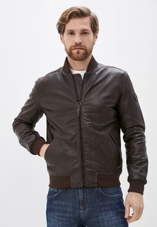 Куртка кожаная Trussardi Jeans