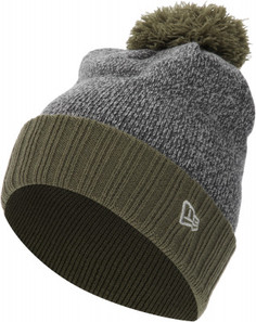 Шапка мужская New Era Heather Bobble