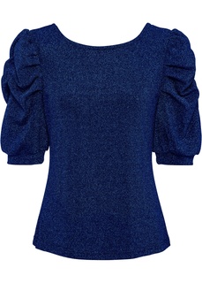 Футболка из блестящего материала Bonprix