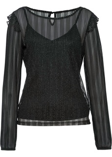 Блузка с воланами Bonprix