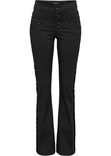 Брюки клеш с высокой талией Bonprix