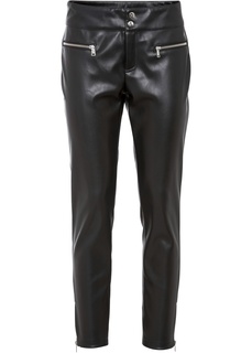 Брюки из искусственной кожи Bonprix