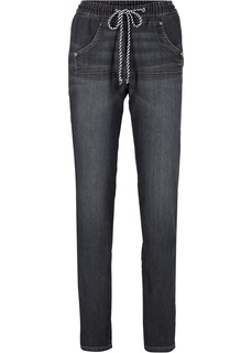 Джинсы с карманами-карго и удобным поясом Bonprix