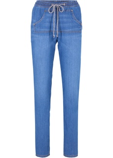 Джинсы с карманами-карго и удобным поясом Bonprix