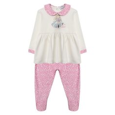 Комплект из лонгслива и ползунков Monnalisa