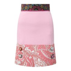 Юбка из шерсти и шелка Dolce & Gabbana
