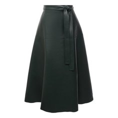 Кожаная юбка Oscar de la Renta