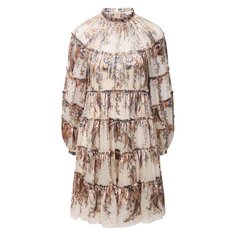 Платье из вискозы и шелка Zimmermann