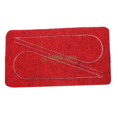 Коврик Velcoc Derby 40х75 см Red (ZADEME4075)
