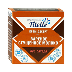 Крем-десерт Fitelle Вареное сгущенное молоко без сахара 100 г