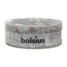 Свеча Bolsius 70/185 rustic темно-серая